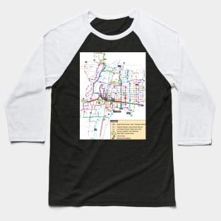 Albuquerque System / Transit Map - USA Baseball T-Shirt